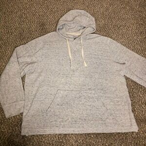 George Mens 3XL Heather Grey Pullover Hoodie Sweatshirt Kangaroo Pocket